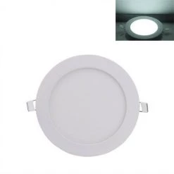 KARTOKNER 12W Encastré Spot LED Encastrable Plafond Ultra Minces Panneau Ronde Encastré Spot LED Encastrable Ultra-plats éclairage Plafond LED Encastré (Blanc Froid ) -Panneau LED Soldes 2022 49992554 3