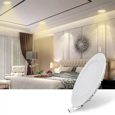 KARTOKNER 9W Encastré Spot LED Encastrable Plafond Ultra Minces Panneau Ronde Encastré Spot LED Encastrable Ultra-plats éclairage Plafond LED Encastré (Blanc Neutre ) 6 KARTOKNER 9W Encastré Spot LED Encastrable Plafond Ultra Minces Panneau Ronde Encastré Spot LED Encastrable Ultra-plats éclairage Plafond LED Encastré (Blanc Neutre ) – Image 4