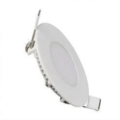 KARTOKNER 3W Encastré Spot LED Encastrable Plafond Ultra Minces Panneau Ronde Encastré Spot LED Encastrable Ultra-plats éclairage Plafond LED Encastré (Blanc Neutre )
