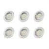 KARTOKNER Lot De 6 Spot LED Encastrable, 7W Plafonniers Encastre 3000K 220-240V Pour Cuisine Salle De Bain (Blanc Chaud) -Panneau LED Soldes 2022 50064052 1