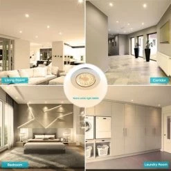 KARTOKNER Lot De 6 Spot LED Encastrable, 7W Plafonniers Encastre 3000K 220-240V Pour Cuisine Salle De Bain (Blanc Chaud) -Panneau LED Soldes 2022 50064052 4