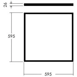 Panneau LED Cadre Lumineux Epistar 60X60 Cm 42W 4200Lm Blanc Froid 6000K | IluminaShop 7 Panneau LED Cadre Lumineux Epistar 60X60 Cm 42W 4200Lm Blanc Froid 6000K | IluminaShop -Panneau LED Soldes 2022 50118759 3