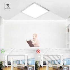 KARTOKNER 5 Pièces Plafonnier LED Carré Puissant – Panneau LED 36 W – Idéal Pour Salon, Bureau Ou Atelier (Blanc Froid) 11 KARTOKNER 5 Pièces Plafonnier LED Carré Puissant – Panneau LED 36 W – Idéal Pour Salon, Bureau Ou Atelier (Blanc Froid) -Panneau LED Soldes 2022 50328025 5