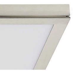 Panneau LED Rectangulaire TIVOLI Nickel FABRILAMP -Panneau LED Soldes 2022 50460968 2