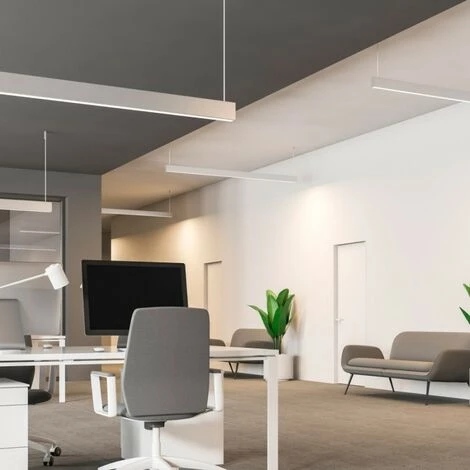 Pendentif Strip Modèle Linex White FABRILAMP. 4 Pendentif Strip Modèle Linex White FABRILAMP. – Image 2