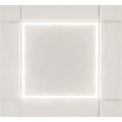 OPTONICA Cadre LED LED 45W Carré 595mmx595mm - Blanc Naturel 4500K