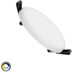 LEDKIA Spot Encastrable Dalle LED Ronde CCT Sélectionnable Slim Surface 8W Coupe Ø 75mm IP54 Downlight Panel Sélectionnable (Chaud-Neutre-Froid) - Sélectionnable (Chaud-Neutre-Froid)