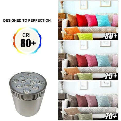 LED ATOMANT SL Plafonnier LED Rond Surface CREE 12W 1200LM 4500K 98cm 7 LED ATOMANT SL Plafonnier LED Rond Surface CREE 12W 1200LM 4500K 98cm – Image 5