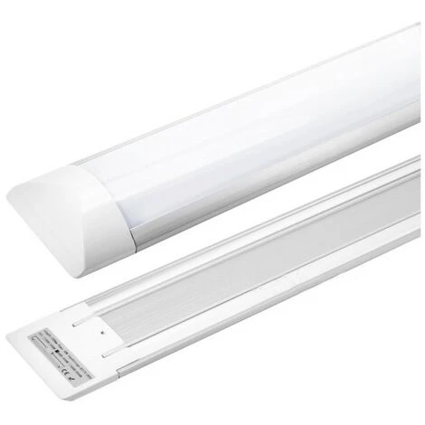 BRICOLINE Lampe De Surface Linéaire, Panneau LED Mince 120cm 40w 3000k Chaleur 4 BRICOLINE Lampe De Surface Linéaire, Panneau LED Mince 120cm 40w 3000k Chaleur – Image 2