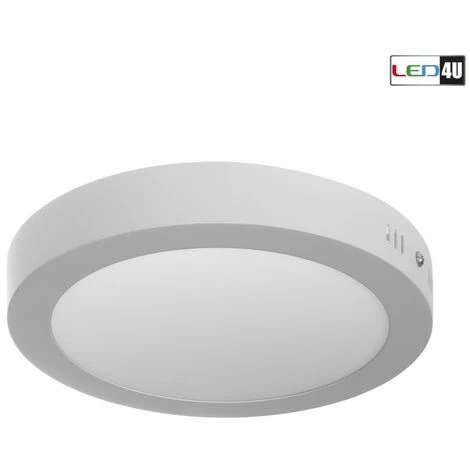 BRICOLINE LD155W 47442 Panneau LED En Saillie Mince 18W Blanc Chaud 2800-3200K Fi225 * H40mm 4 BRICOLINE LD155W 47442 Panneau LED En Saillie Mince 18W Blanc Chaud 2800-3200K Fi225 * H40mm – Image 2