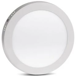 BRICOLINE LD155C 47445 Dalle LED En Saillie Slim 18W Blanc Froid 5500-6500K Fi225 * H40mm