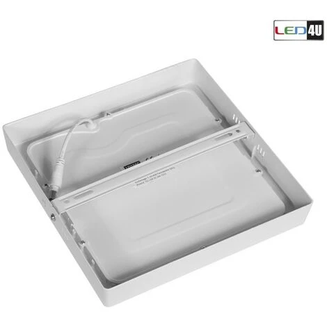 BRICOLINE LD156C 47448 Panneau LED En Saillie Mince 18W Blanc Froid 5500-6500K 225 * 225 * H40mm 6 BRICOLINE LD156C 47448 Panneau LED En Saillie Mince 18W Blanc Froid 5500-6500K 225 * 225 * H40mm – Image 4