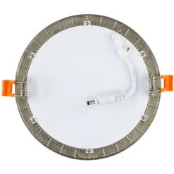 LEDKIA Spot Encastrable Dalle LED Ronde Extra-Plate 18W Argentée Coupe Ø 205 Mm Downlight Panel Blanc Froid 6000K - 6500K - Blanc Froid 6000K - 6500K -Panneau LED Soldes 2022 5276127 4