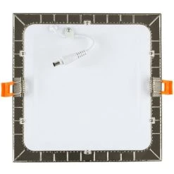 LEDKIA Spot Encastrable Dalle LED Carrée Extra-Plate 15W Argentée Coupe 180x180mm Downlight Panel Blanc Chaud 2800K - 3200K - Blanc Chaud 2800K - 3200K -Panneau LED Soldes 2022 5276716 3
