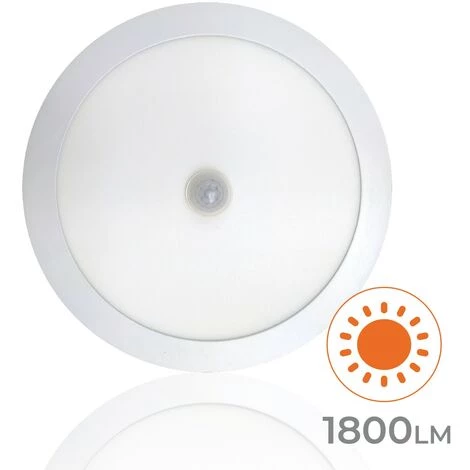 LED ATOMANT SL Plafón LED Circular Superficie 20W 1800LM 220mm Con Sensor IR | Blanc Froid 6500K - Pack 1 Pce. - Blanc Froid 6500K 4 LED ATOMANT SL Plafón LED Circular Superficie 20W 1800LM 220mm Con Sensor IR | Blanc Froid 6500K - Pack 1 Pce. - Blanc Froid 6500K – Image 2