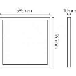 GIRARD SUDRON PAVE LED 600x600 36W - 3200 LUMENS - BLANC NEUTRE 4000K - IP40 - UGR21 -Panneau LED Soldes 2022 53306577 3