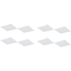 GIRARD SUDRON LOT DE 8 PAVES LED 600x600 36W - 3200 LUMENS - BLANC NEUTRE 4000K - IP40 - UGR21 - Blanc