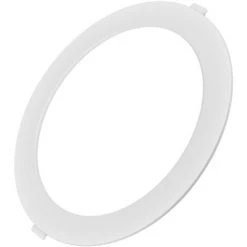 BRAYTRON Dalle LED Ronde Extra Plate 24W 6500K Ø298mm IP40 - Blanc