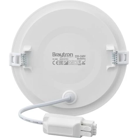 BRAYTRON Dalle LED Ronde Extra Plate 24W 6500K Ø298mm IP40 - Blanc 5 BRAYTRON Dalle LED Ronde Extra Plate 24W 6500K Ø298mm IP40 - Blanc – Image 3
