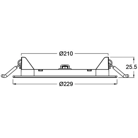BRAYTRON Dalle LED Ronde Extra Plate 18W 3000K Ø229mm IP40 - Blanc 6 BRAYTRON Dalle LED Ronde Extra Plate 18W 3000K Ø229mm IP40 - Blanc – Image 4