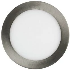 LEDKIA Spot Encastrable Dalle LED Ronde Extra-Plate 12W Cadre Argentée Coupe Ø 155 Mm Downlight Panel Blanc Neutre 4000K - 4500K - Blanc Neutre 4000K - 4500K -Panneau LED Soldes 2022 5380988 3