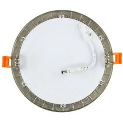 LEDKIA Spot Encastrable Dalle LED Ronde Extra-Plate 12W Cadre Argentée Coupe Ø 155 Mm Downlight Panel Blanc Neutre 4000K - 4500K - Blanc Neutre 4000K - 4500K -Panneau LED Soldes 2022 5380988 4