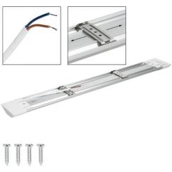 ECD Germany 6 X De LED Plafonnier - 1200 Mm - 36W - AC 220-240 V - 2618 Lumens - Blanc Chaud 2800K - IP20 Ultraslim - Lampe De Bureau Lampe De Bureau 9 ECD Germany 6 X De LED Plafonnier - 1200 Mm - 36W - AC 220-240 V - 2618 Lumens - Blanc Chaud 2800K - IP20 Ultraslim - Lampe De Bureau Lampe De Bureau -Panneau LED Soldes 2022 53962594 3
