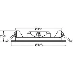 BRAYTRON Lot De 10 Dalles LED Rondes Extra Plates 6W 3000K Ø128mm IP40 - Blanc 9 BRAYTRON Lot De 10 Dalles LED Rondes Extra Plates 6W 3000K Ø128mm IP40 - Blanc -Panneau LED Soldes 2022 54552563 4