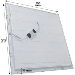 LED ATOMANT SL Panel LED Encastré 60x60cm 48W 5000LM | Blanc Froid 6500K - Pack 2 Pcs. - Blanc Froid 6500K -Panneau LED Soldes 2022 54708985 5