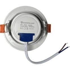 EUROPALAMP Lot De 30 Spots LED Encastrable Rond 5W - Blanc Froid 6500K 9 EUROPALAMP Lot De 30 Spots LED Encastrable Rond 5W - Blanc Froid 6500K -Panneau LED Soldes 2022 54994632 4