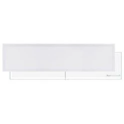 Dalle LED Encastré Blanche Rectangulaire 1200x300mm Diffuseur Opale 40W 4000K 3800lm Avec Alim 230V IP40 Pan203 ARLUX -Panneau LED Soldes 2022 55475975 2