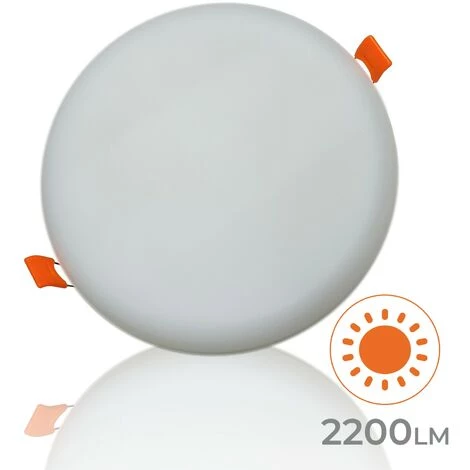 LED ATOMANT SL Spot LED Encastrable Downlight Acrylique Rond 24W 2200LM Coupe 160mm | Blanc Froid 6500K - Pack 1 Pce. - Blanc Froid 6500K 4 LED ATOMANT SL Spot LED Encastrable Downlight Acrylique Rond 24W 2200LM Coupe 160mm | Blanc Froid 6500K - Pack 1 Pce. - Blanc Froid 6500K – Image 2