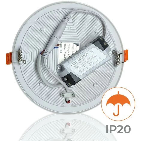 LED ATOMANT SL Spot LED Encastrable Downlight Acrylique Rond 24W 2200LM Coupe 160mm | Blanc Froid 6500K - Pack 1 Pce. - Blanc Froid 6500K 5 LED ATOMANT SL Spot LED Encastrable Downlight Acrylique Rond 24W 2200LM Coupe 160mm | Blanc Froid 6500K - Pack 1 Pce. - Blanc Froid 6500K – Image 3