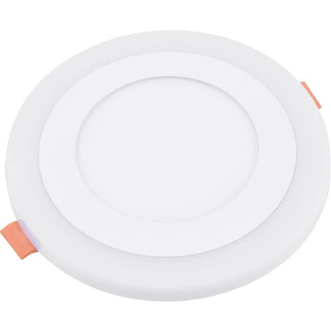 Topdeal 1 PCS Panneau LED Plafonnier 12+6W Ultra-fin Bicolore Rond Encastré Installation FFMC0005003 4 Topdeal 1 PCS Panneau LED Plafonnier 12+6W Ultra-fin Bicolore Rond Encastré Installation FFMC0005003 – Image 2