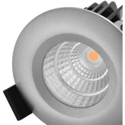 Noxion Spot LED Forseti Aluminium 6W 400lm 36D - 927 Blanc Très Chaud | Diamètre 72mm - IP44 - Meilleur Rendu Des Couleurs - Dimmable -Panneau LED Soldes 2022 55934811 2