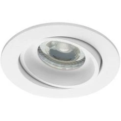 Noxion Encastré Spot Vision MR16 Inclinable Blanc | Diamètre 69mm - GU10 Culot