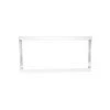 DELITECH Cadre Aluminium Pour Dalle LED 60x30cm - Finition Blanc