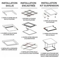 Dalle LED 600x600 40W Blanc Froid 6000k Haute Luminosité - Plusieurs Modèles Disponibles FUIENKO 8 Dalle LED 600x600 40W Blanc Froid 6000k Haute Luminosité - Plusieurs Modèles Disponibles FUIENKO -Panneau LED Soldes 2022 56063055 3