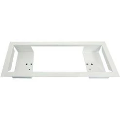 COOPER Cadre D'encastrement Boitier Zeta Pour ULTRALED Et PLANETE 400 étanche, Blanc (LUM10548)