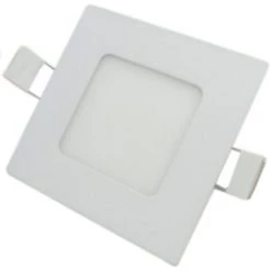 Downlight Dalle LED 3W 120° Extra Plate Carrée BLANC - Blanc Neutre 4200k - 5500k - SILUMEN