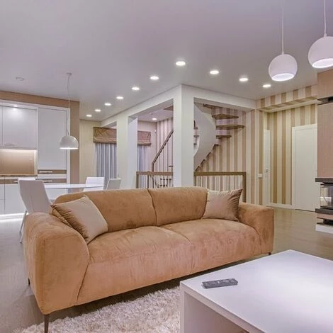 Downlight Dalle LED 18W Extra Plate Ronde BLANC - Blanc Chaud 2300k - 3500k - SILUMEN 4 Downlight Dalle LED 18W Extra Plate Ronde BLANC - Blanc Chaud 2300k - 3500k - SILUMEN – Image 2