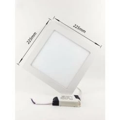 Downlight Dalle LED 18W Extra Plate Carrée BLANC - Blanc Froid 6000K - 8000K - SILUMEN 7 Downlight Dalle LED 18W Extra Plate Carrée BLANC - Blanc Froid 6000K - 8000K - SILUMEN -Panneau LED Soldes 2022 56325811 3