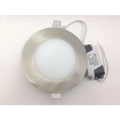 Downlight Dalle LED 6W Extra Plate Ronde ALU - Blanc Froid 6000K - 8000K - SILUMEN -Panneau LED Soldes 2022 56325871 3