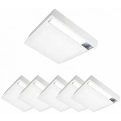 Kit En Saillie BLANC Pour Panneau LED 60x60 Slim (Pack De 6) - Blanc - SILUMEN