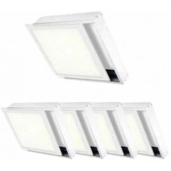 Kit En Saillie BLANC Pour Panneau LED 30x30 Slim (Pack De 5) - Blanc - SILUMEN