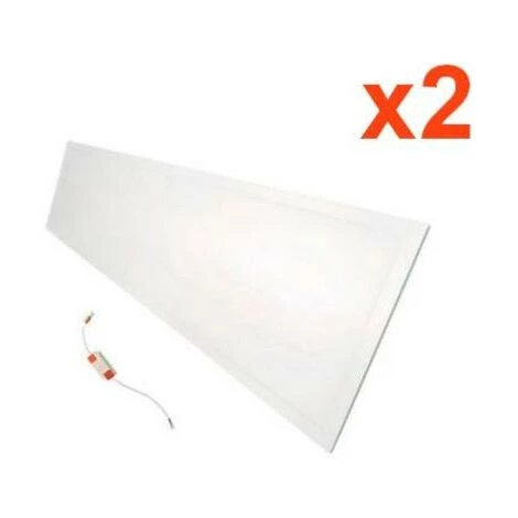 Panneau LED 120x30 48W BLANC (Pack De 2) - Blanc Chaud 2300k - 3500k - SILUMEN 7 Panneau LED 120x30 48W BLANC (Pack De 2) - Blanc Chaud 2300k - 3500k - SILUMEN – Image 5