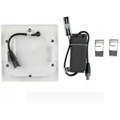 V-TAC Mini Panneau LED 18W Puce Samsung Carré Encastré 3000K -Panneau LED Soldes 2022 56813109 5