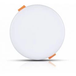V-TAC 12W Mini Panneau LED Samsung Puce Réglable Encastré Rond 6400K