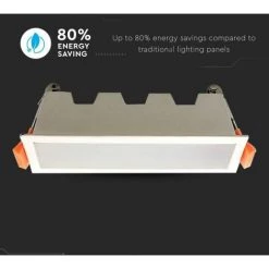 V-TAC 10W Mini Panneau LED Affleurant Linéaire 160 * 45 * 65mm Couleur Blanche 6000K -Panneau LED Soldes 2022 56857063 3