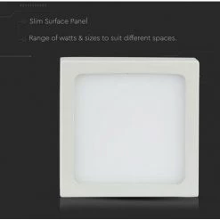 V-TAC Panneau LED 6W Monté En Surface Carré 6400K -Panneau LED Soldes 2022 56929415 5